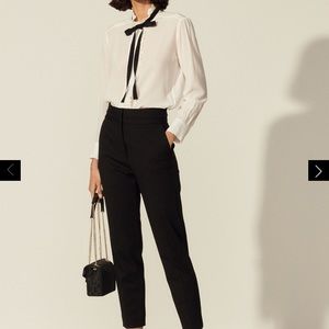 Sandro High-waisted classic pants size 8